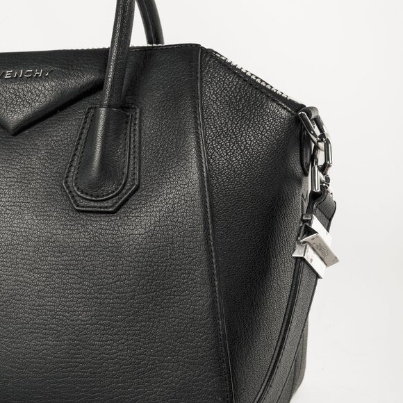 Givenchy Antigona Small Black Leather Tote Bag - Picture 9 of 14